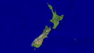 Neuseeland Satellit + Grenzen 1920x1080